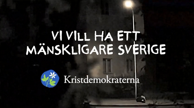 Kristdemokratisk reklamfilm (VALET 2010)  - kd_ettmanskligaresverige2010_629
