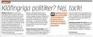 Foto: Skärmdump från MVT.se - 20160919-mvtdebatt-klafingrigapolitiker