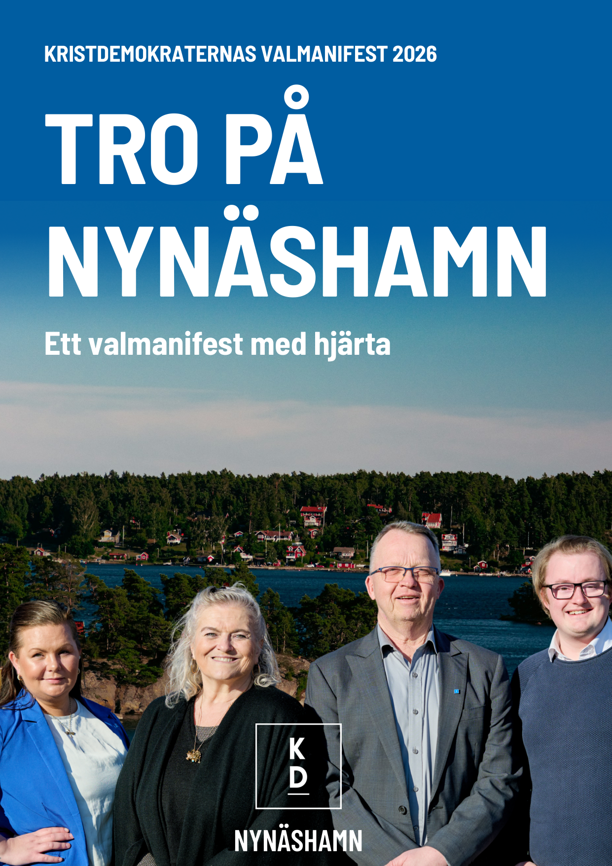 Tro på Nynäshamn – Kristdemokraternas valmanifest 2026