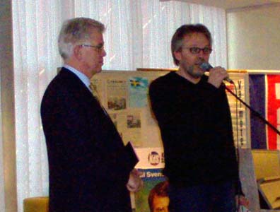 Alf Svensson och Arnold Carlzon. (Foto: Håkan Johansson)