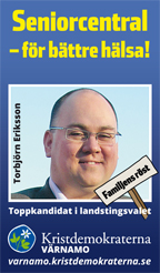 Seniorcentral - för bättre hälsa! Torbjörn Eriksson. Toppkandidat i landstingsvalet. Kristdemokraterna Värnamo. Familjens röst. varnamo.kristdemokraterna.se