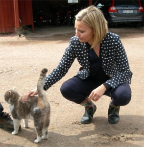 Ebba Busch Thor (KD) står på djurens sida i EU-valet. (Foto: Håkan Johansson)
