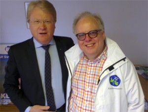 Träffade visst på Lars Aduktusson (KD) i dag... (Foto: Martin Källstrand)
