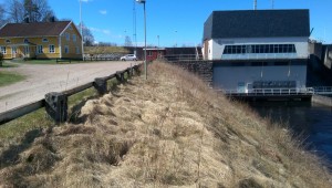 Här i Skeen ligger både ett vattenkraftverk och intaget till Bolmentunneln. (Foto: Håkan Johansson)