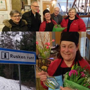Intresseföreningen Rusken Runt fick årets vitsippspris från Kristdemokraterna Värnamo. (Foto: Håkan Johansson)