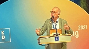 Håkan Johansson (KD), Värnamo, försvarar sin motion, Ett moderniserat statsskick, på rikstinget i Norrköping. (Foto: Stina Sinclair)