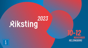 Vald statschef. Riksting 2023. 10-12 november, Helsingborg