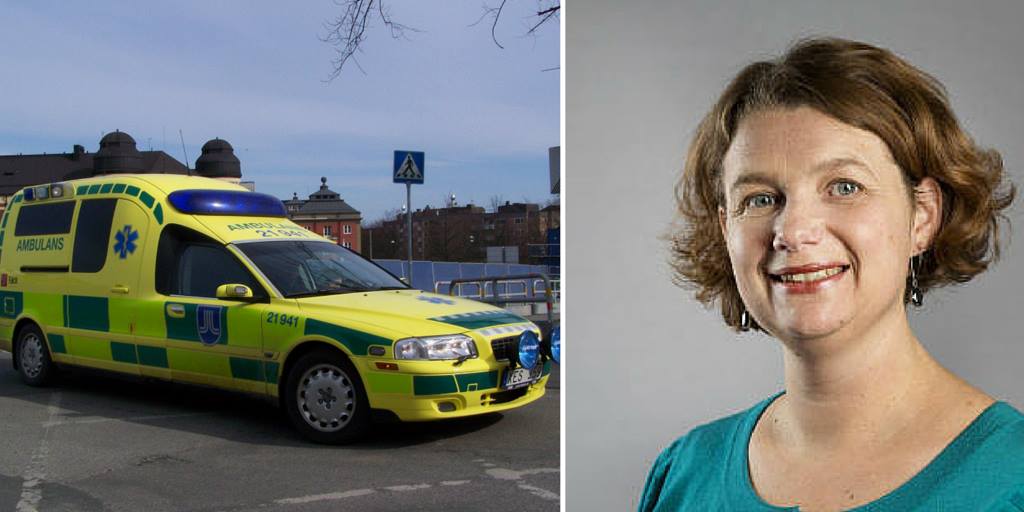 Anna-Karin Klomp vill satsa på ambulans i Knivsta.