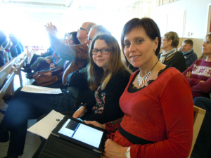Hanna och Camilla Rinaldo Miller var också där. (Foto: Ann-Mari Wiberg)