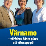Kommunfolder: Värnamo - världens bästa plats att växa upp på. Kristdemokraterna. Familjens röst