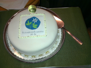 Jubileumstårta. (Foto: Håkan Johansson)