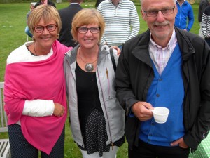 Annelie Claesson och Gunnel och Gunnar Crona var också där. (Foto: Håkan Johansson)