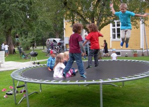 Självklart fanns det mycket att göra för barnen. (Foto: Håkan Johansson)