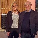 Camilla Rinaldo Miller och Gottlieb Granberg inför SKL:s kongress i Karlstad. (Foto: Privat)