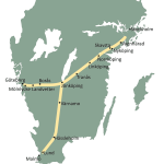 Sverigeförhandlingen presenterade Sveriges första höghastighetsjärnväg och att den ska dras via Värnamo. (Bild: Sverigeförhandlingen)