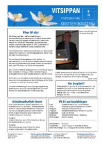 Medlemstidningen Vitsippan, juni 2017.