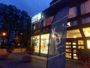 Kristdemokraterna har medlemsomröstning i Värnamo stadshus. (Foto: Håkan Johansson)