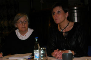 Lena Freij och Camilla Rinaldo Miller, Kristdemokraterna Värnamo. (Foto: Håkan Johansson)