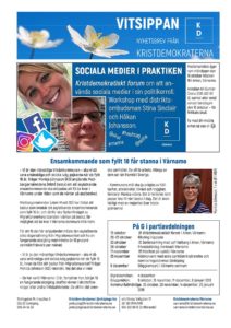 Medlemstidningen Vitsippan, oktober 2017.