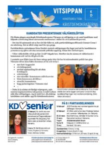Medlemstidningen Vitsippan, februari 2018.
