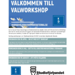 Program för Valworkshop 2018.
