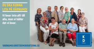 DU SKA KUNNA LITA PÅ VÄRNAMO! Vi lovar inte allt till alla, men vi håller det vi lovar. https://varnamo.kristdemokraterna.se #välfärdslöftet