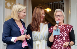 Toppar valsedlarna för Kristdemokraterna gör Ebba Busch Thor (riksdagen), Pia Skogsberg (regionen) och Camilla Rinaldo Miller (kommunen). Kvotering? Inte en chans! (Foto: Håkan Johansson)