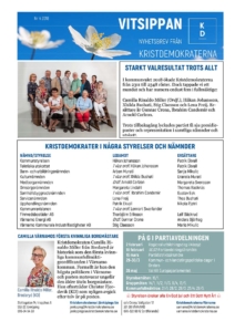 Medlemstidningen Vitsippan, december 2018.
