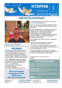 Medlemsbladet Vitsippan, 3-4 2020.