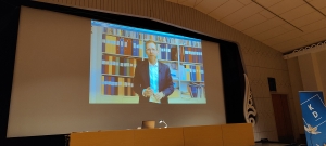 Kristdemokraternas 1:e vice ordförande, Jakob Forssmed, talade på Höstkonventet i Vaggeryd. (Foto: Håkan Johansson)