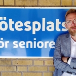 Kristdemokraternas vice partiledare Jakob Forssmed besökte Mötesplats Expo. (Foto: Håkan Johansson)