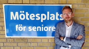 Kristdemokraternas vice partiledare Jakob Forssmed besökte Mötesplats Expo. (Foto: Håkan Johansson)