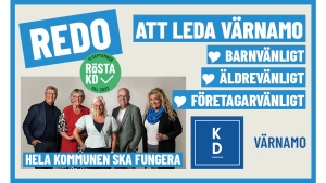 2022-08-25: REDO att leda Värnamo barnvänligt, äldrevänligt, företagarvänligt. Hela kommunen ska fungera.