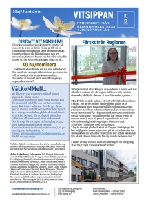 Medlemsbladet Vitsippan, juni 2021.