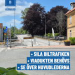Kristdemokraternas remissvar på Trafikplan för Värnamo kommun: 1. Sila biltrafiken, 2. Viadukten behövs, 3. Se över huvudlederna.